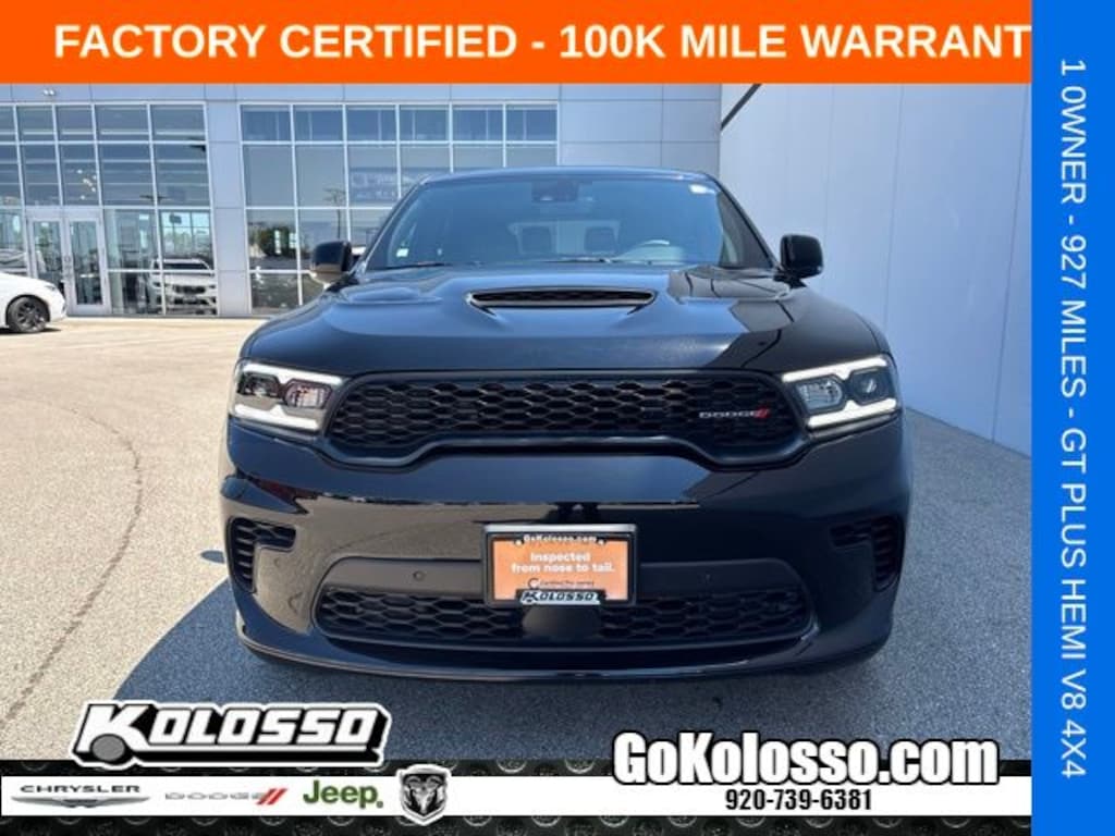 Certified 2026 Dodge Durango GT Plus Hemi V8 SUV