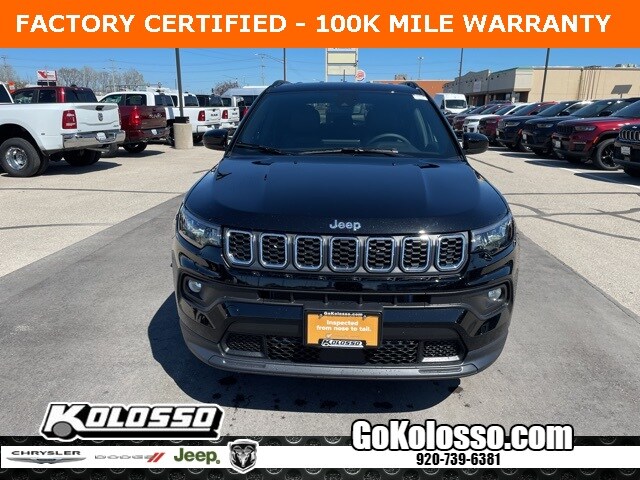 Certified 2024 Jeep Compass Latitude Lux with VIN 3C4NJDFN8RT130492 for sale in Appleton, WI