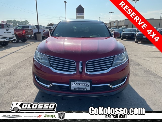 Used 2016 Lincoln MKX Reserve with VIN 2LMTJ8LR8GBL24776 for sale in Appleton, WI