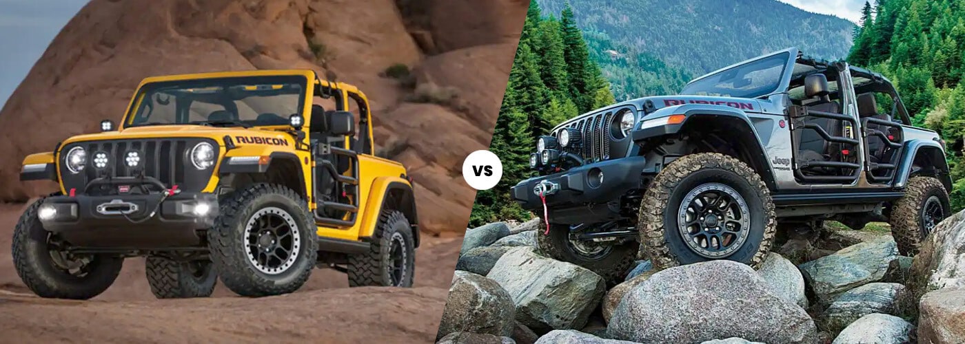 2021 Jeep Wrangler 2 Door vs. Jeep Wrangler 4 Door