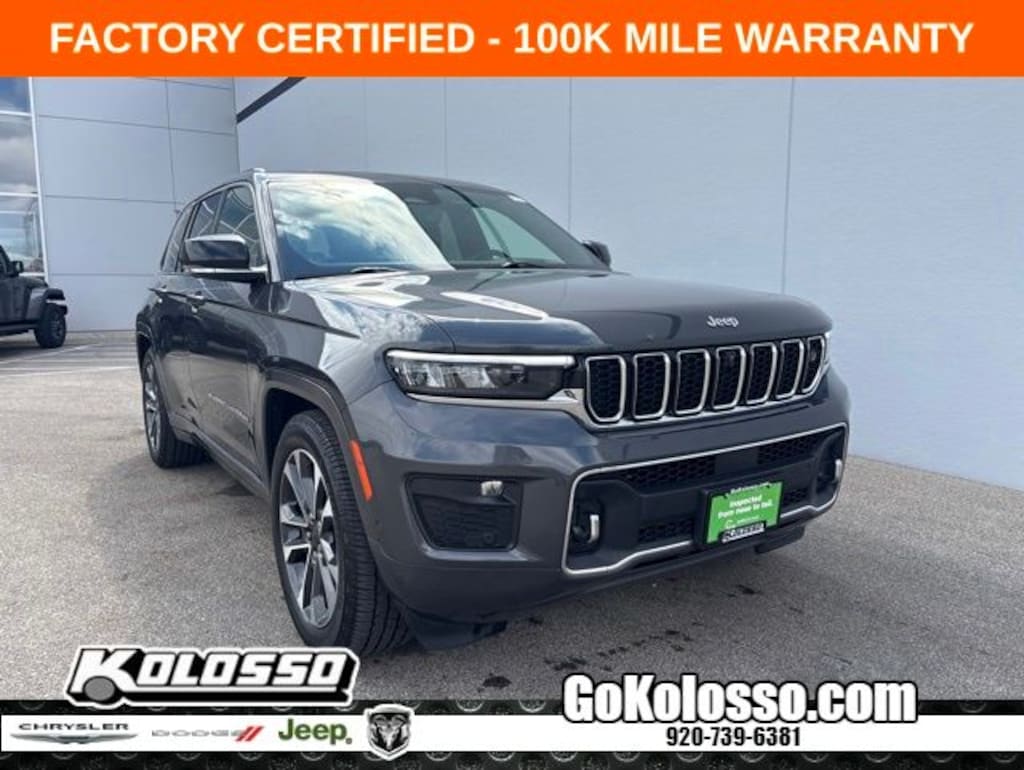 Certified 2023 Jeep Grand Cherokee Overland SUV
