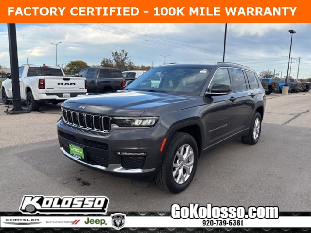 Certified 2021 Jeep Grand Cherokee L Limited SUV