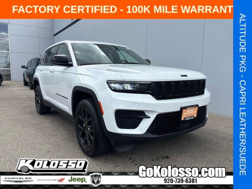 Certified 2024 Jeep Grand Cherokee Altitude SUV