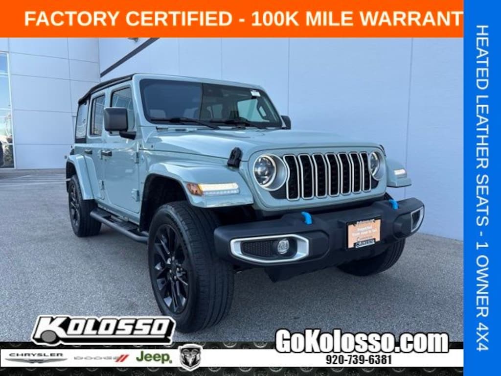 Certified 2024 Jeep Wrangler Sahara 4xe SUV