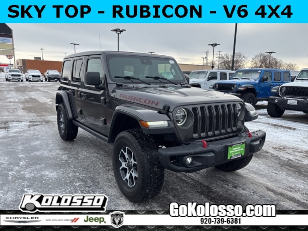 Certified 2019 Jeep Wrangler Unlimited Rubicon SUV
