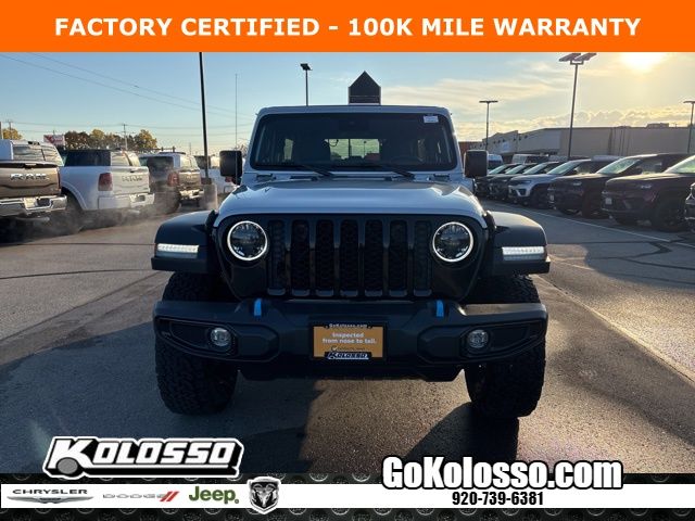 Certified 2024 Jeep Wrangler 4xe Willys 4XE with VIN 1C4RJXN65RW100728 for sale in Appleton, WI