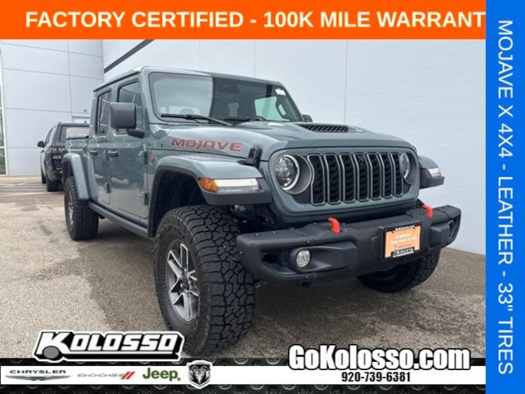 Certified 2025 Jeep Gladiator Mojave X 4x4 Truck