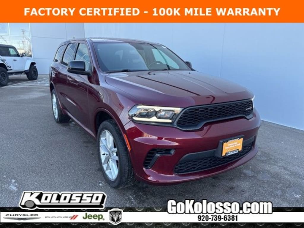 Certified 2025 Dodge Durango GT SUV