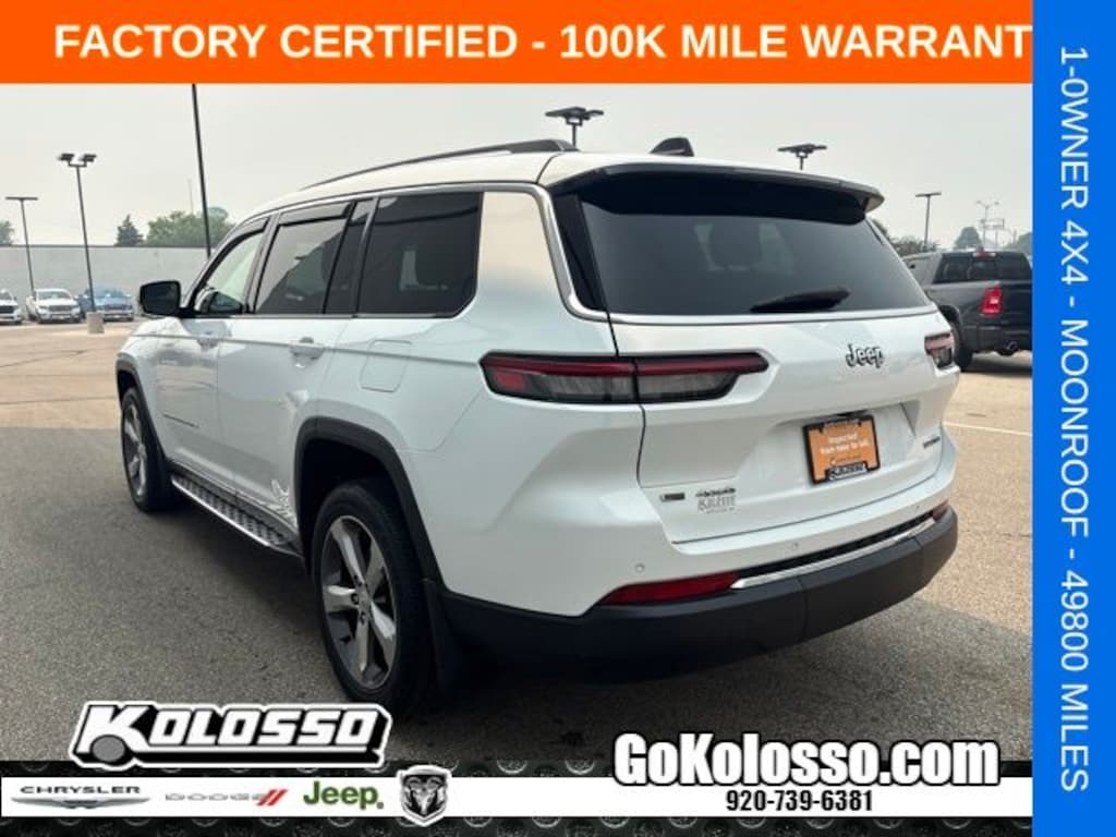 Certified 2021 Jeep Grand Cherokee L Limited SUV