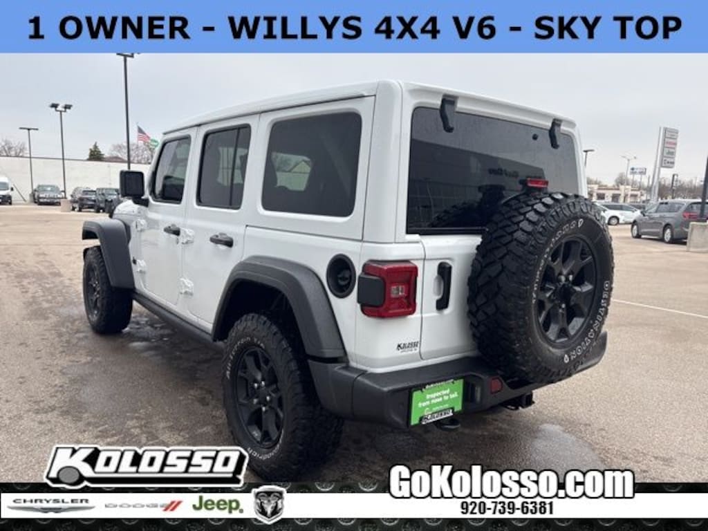 Certified 2021 Jeep Wrangler Unlimited Willys SUV