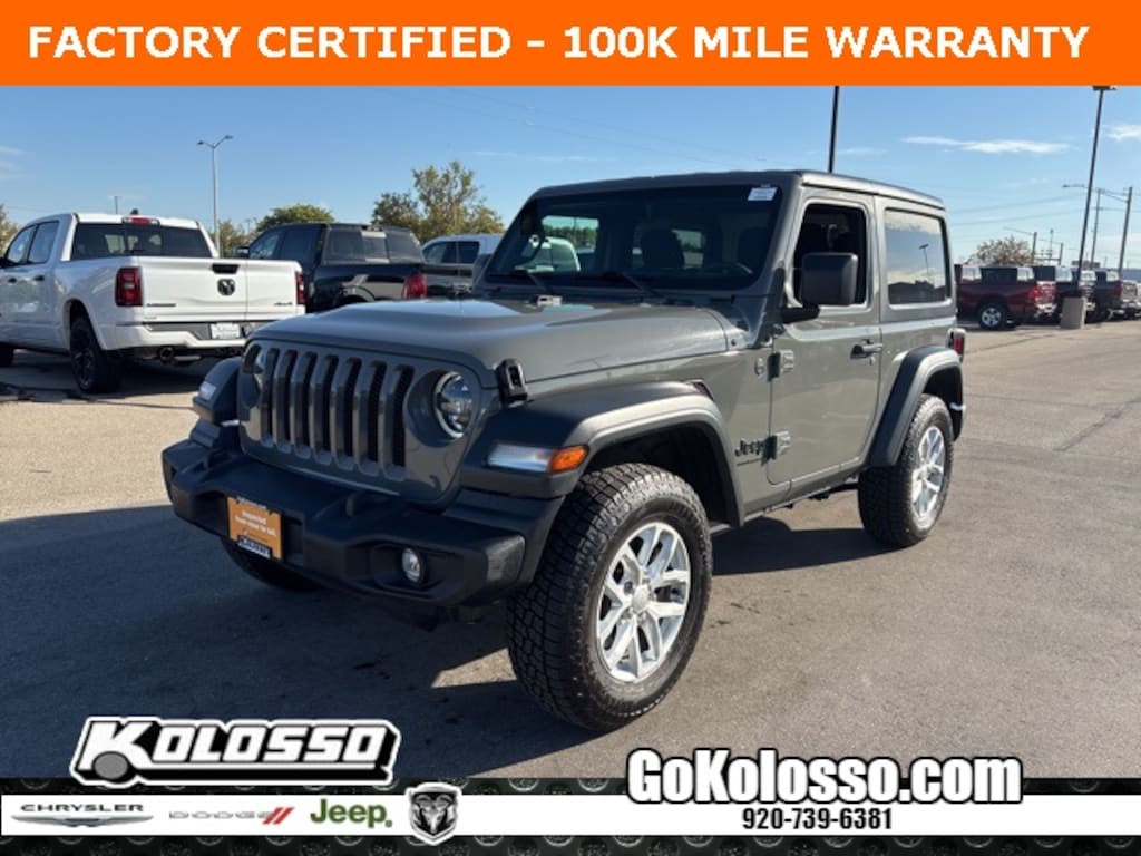 Certified 2023 Jeep Wrangler Sport S SUV