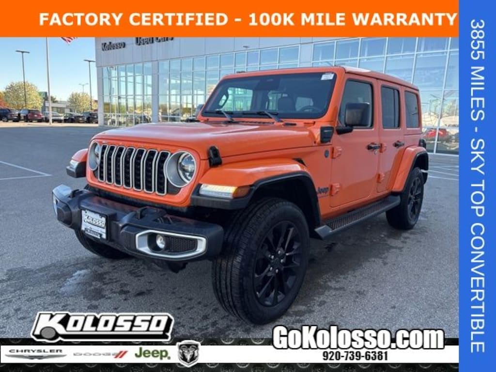 Certified 2025 Jeep Wrangler Sahara 4xe SUV