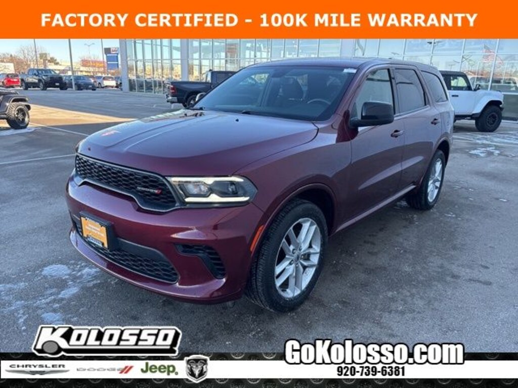 Certified 2025 Dodge Durango GT SUV