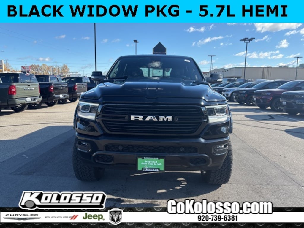 Certified 2021 Ram 1500 Black Widow Big Horn 4x4 Truck