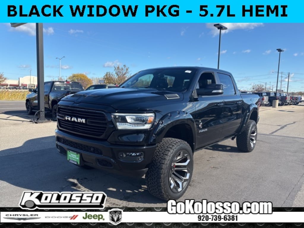 Certified 2021 Ram 1500 Black Widow Big Horn 4x4 Truck