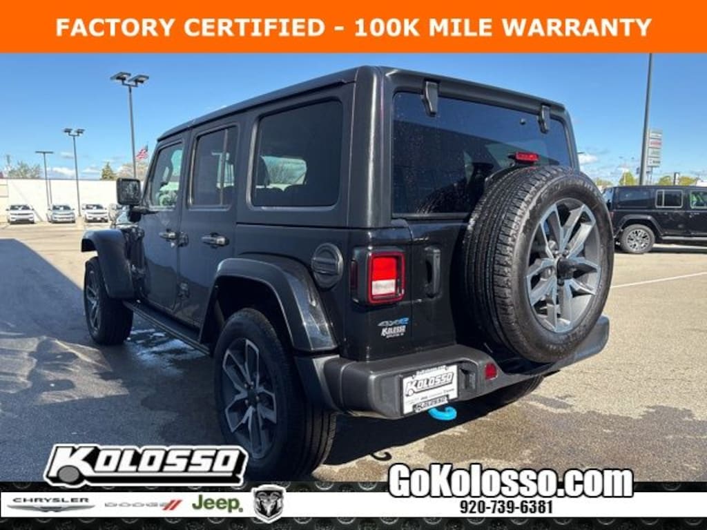 Certified 2024 Jeep Wrangler Sport S 4xe SUV
