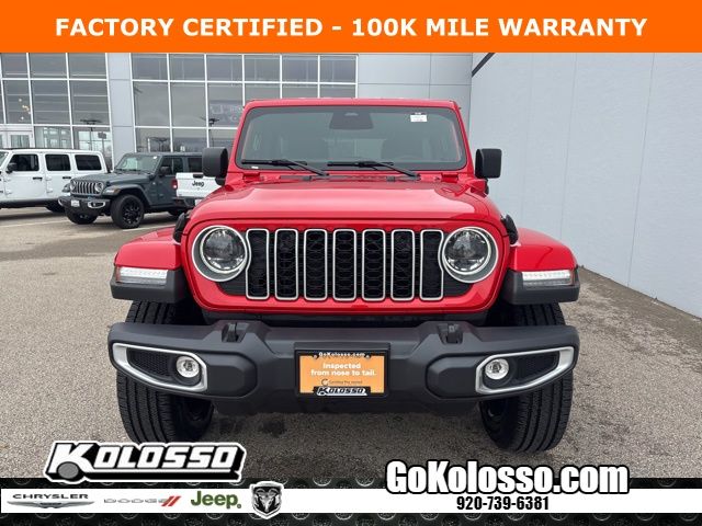 Used 2025 Jeep Wrangler 4xe Sahara 4XE with VIN 1C4RJXP63SW599743 for sale in Appleton, WI