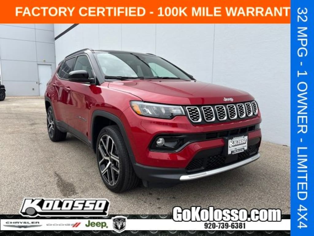 Certified 2025 Jeep Compass Limited SUV