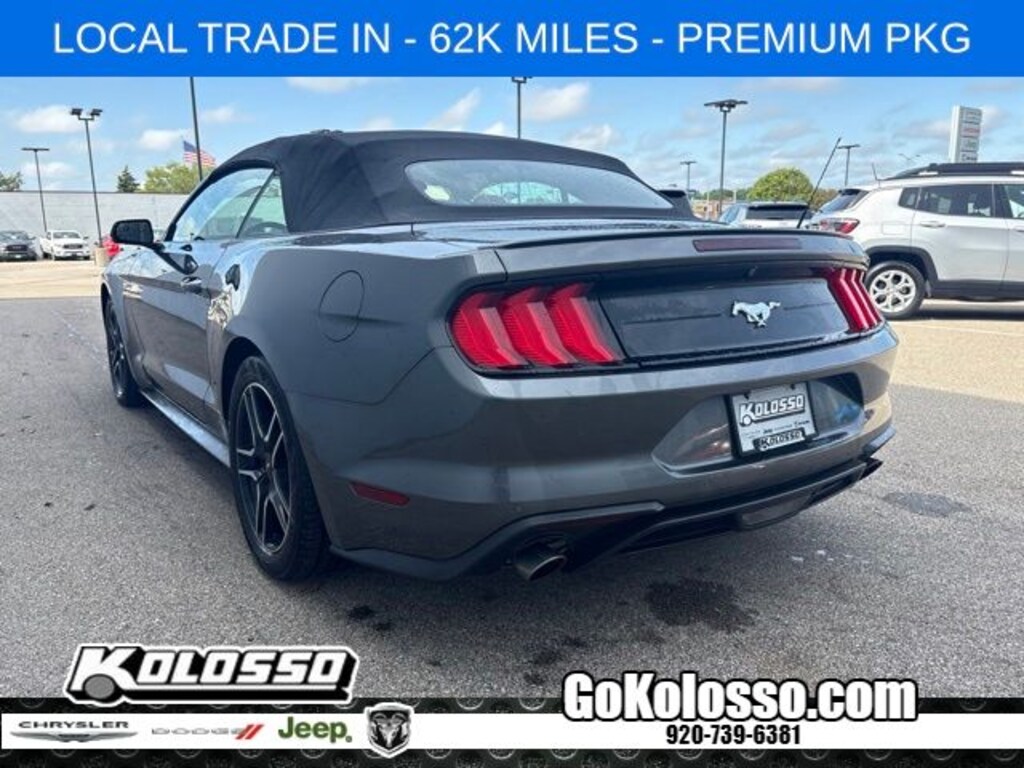Used 2018 Ford Mustang Ecoboost Premium Convertible