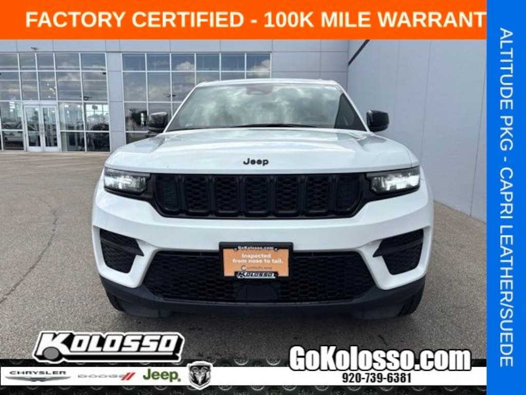 Certified 2024 Jeep Grand Cherokee Altitude SUV