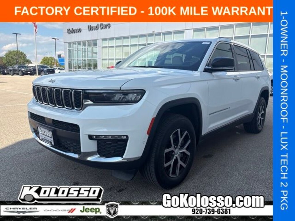 Certified 2025 Jeep Grand Cherokee L Limited SUV