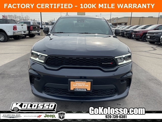 Certified 2024 Dodge Durango GT with VIN 1C4RDJDG1RC185275 for sale in Appleton, WI