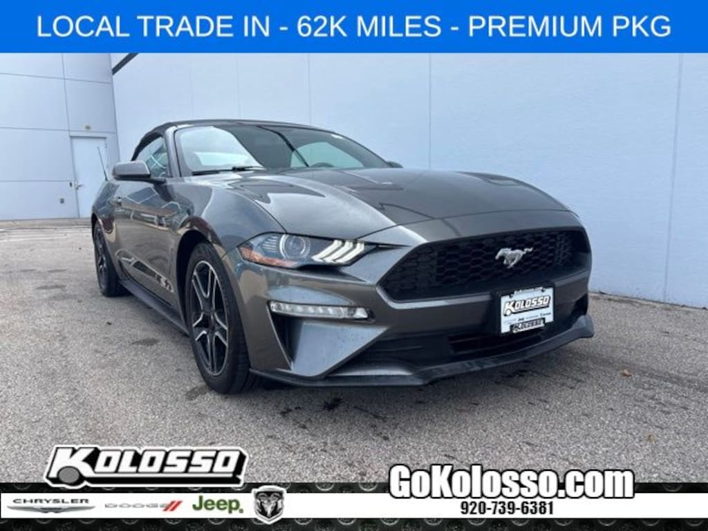 Used 2018 Ford Mustang Ecoboost Premium Convertible