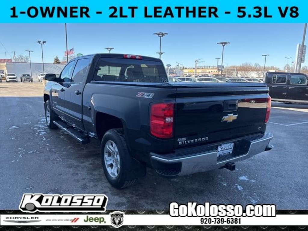 Used 2015 Chevrolet Silverado 1500 LT2 4X4 Crew Truck