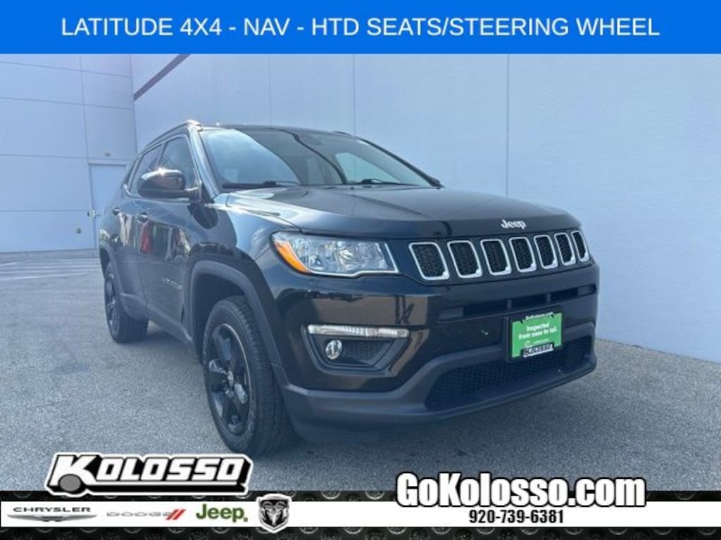 Certified 2019 Jeep Compass Latitude SUV