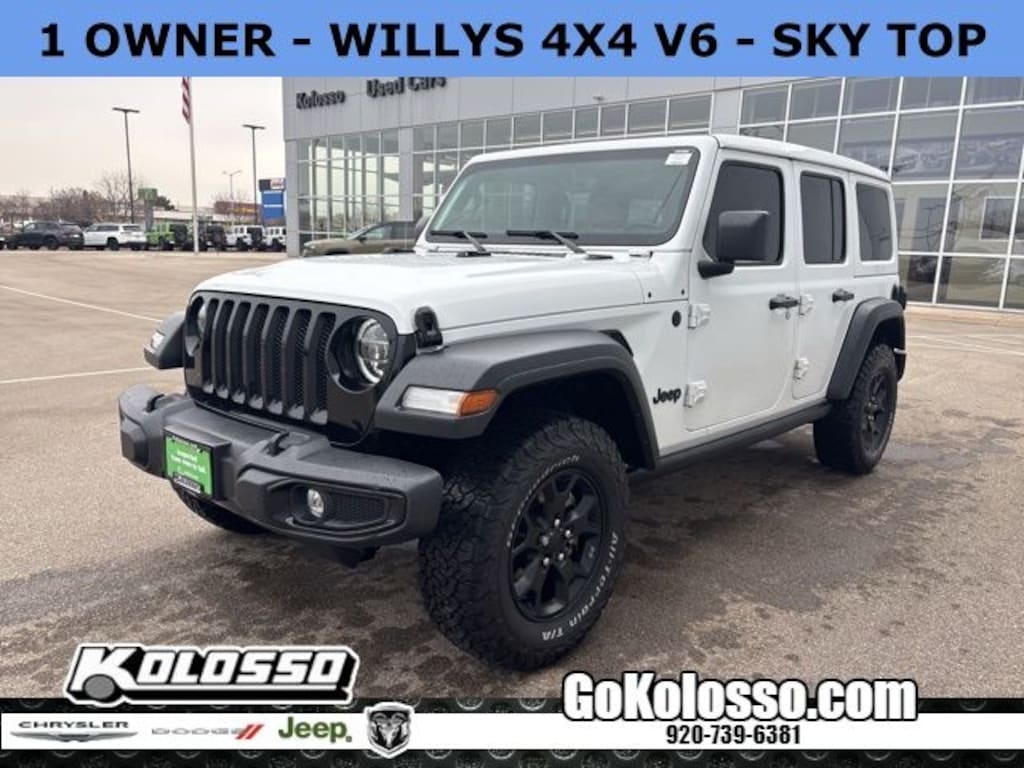 Certified 2021 Jeep Wrangler Unlimited Willys SUV