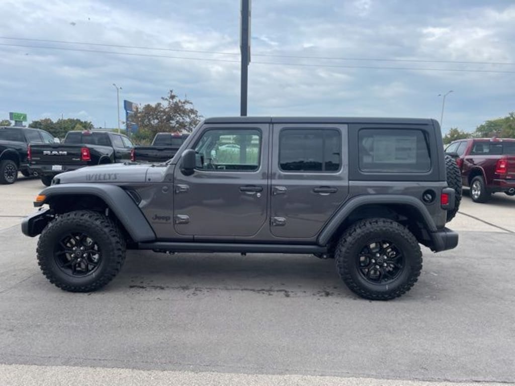 New 2025 Jeep Wrangler 4-DOOR WILLYS Sport Utility