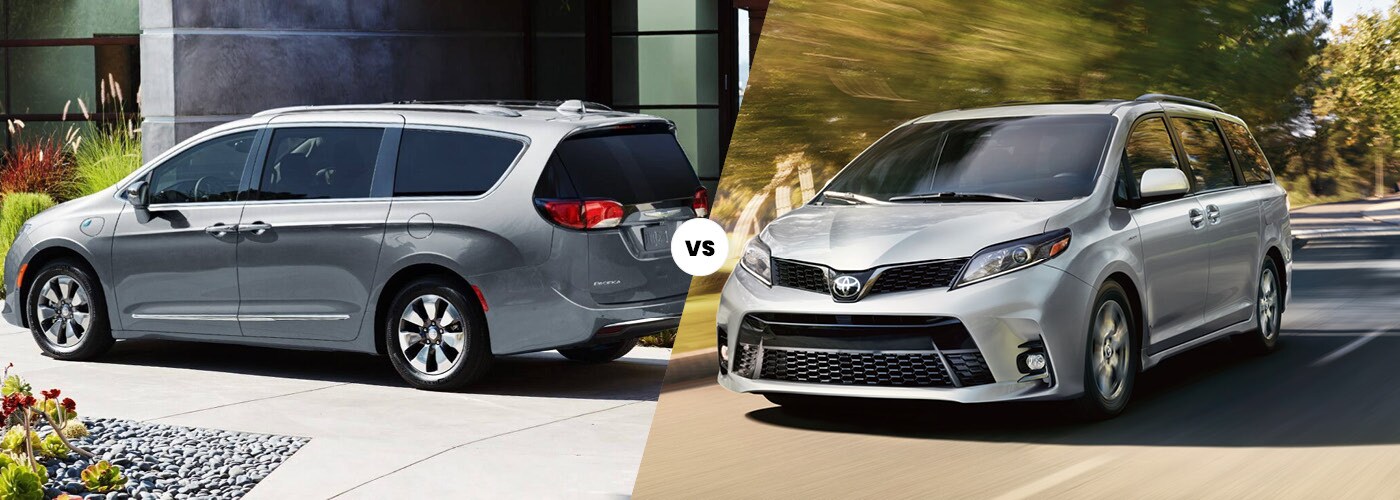 2020 Chrysler Pacifica vs. Toyota Sienna Kolosso CDJR