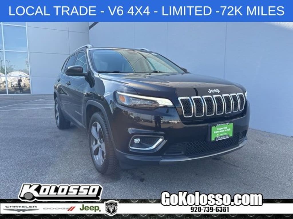 Certified 2019 Jeep Cherokee Limited SUV