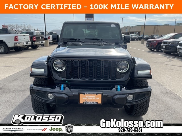 Certified 2024 Jeep Wrangler 4xe High Altitude 4XE with VIN 1C4RJXU67RW158504 for sale in Appleton, WI