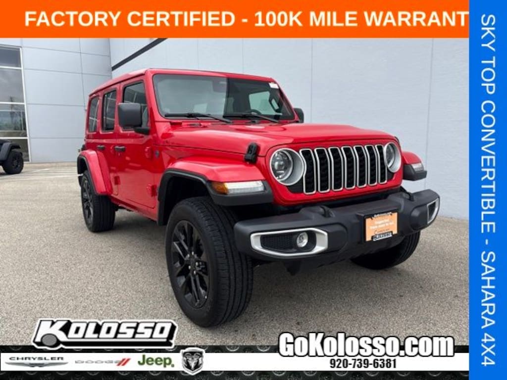 Certified 2025 Jeep Wrangler Sahara 4xe SUV
