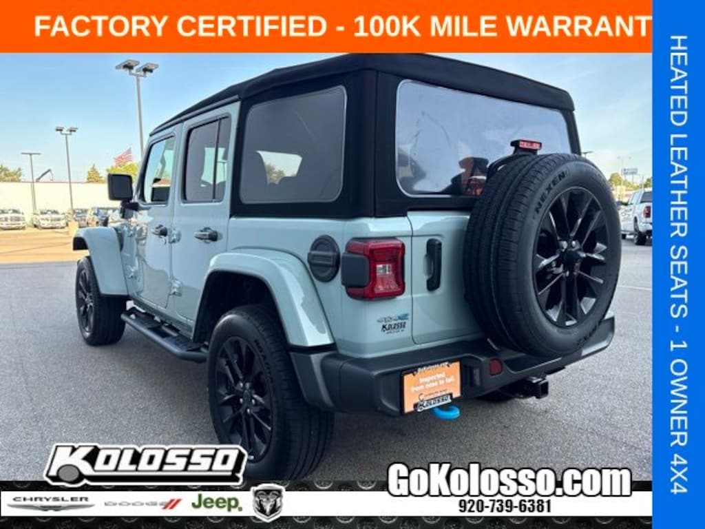 Certified 2024 Jeep Wrangler Sahara 4xe SUV