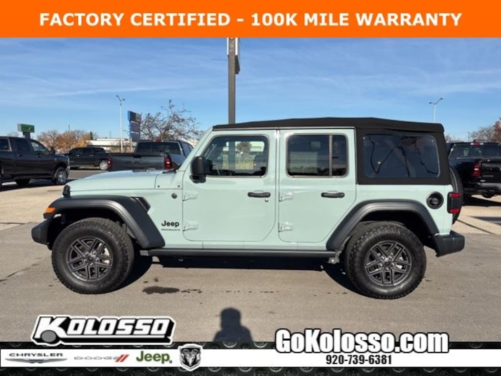 Certified 2024 Jeep Wrangler Sport S SUV