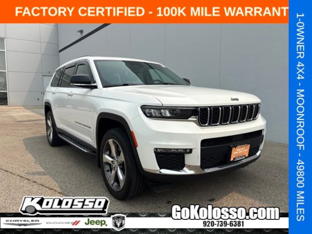Certified 2021 Jeep Grand Cherokee L Limited SUV