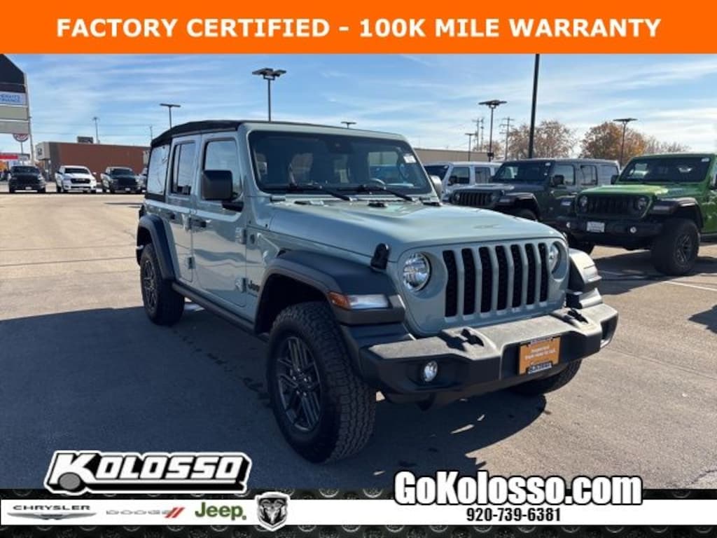 Certified 2024 Jeep Wrangler Sport S SUV