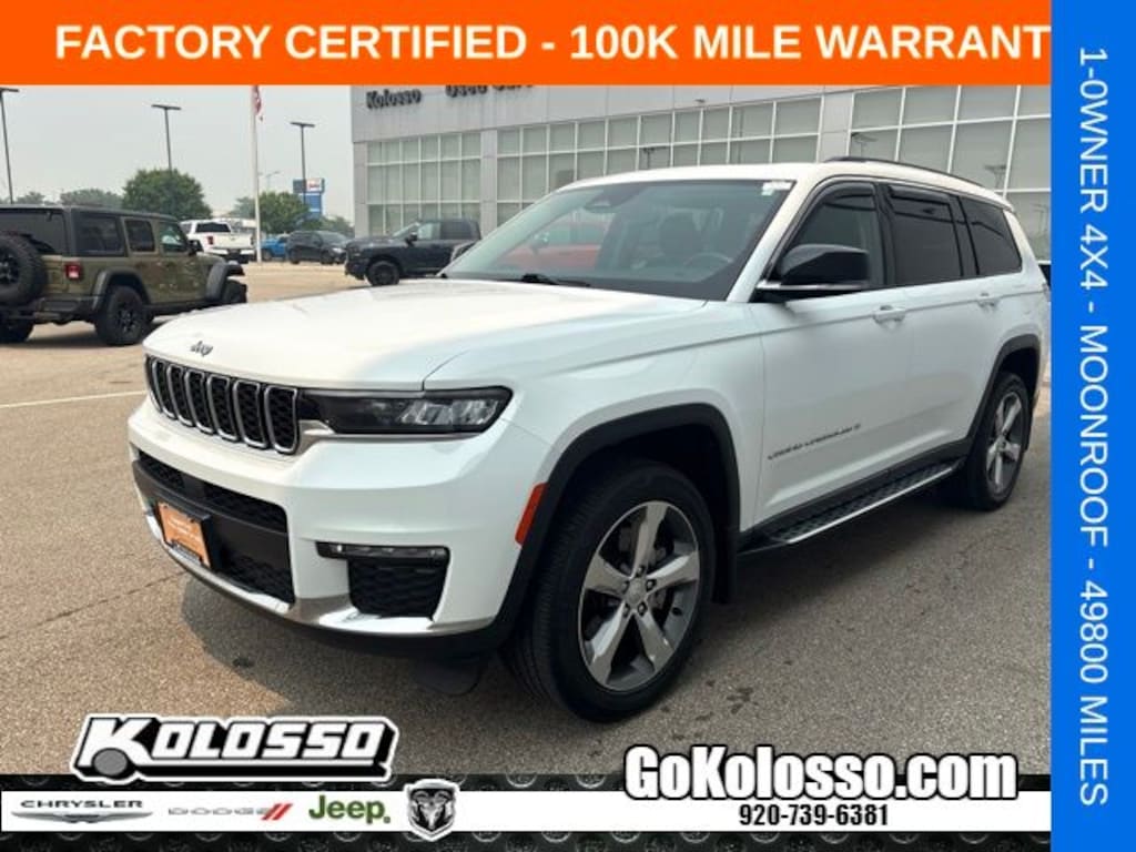 Certified 2021 Jeep Grand Cherokee L Limited SUV