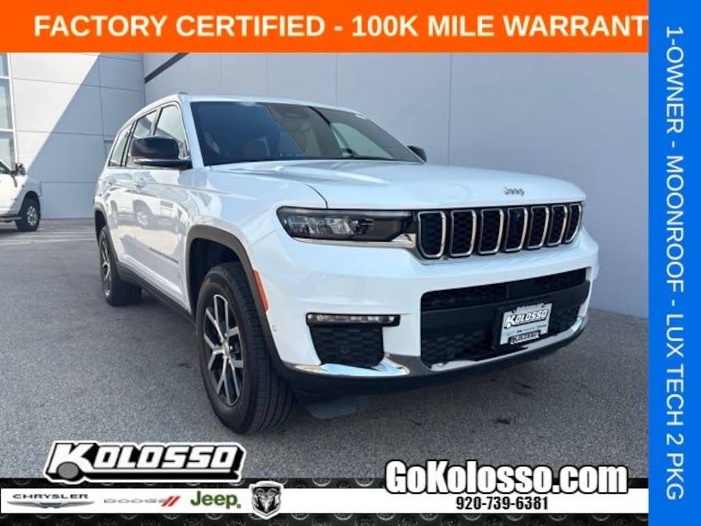 Certified 2025 Jeep Grand Cherokee L Limited SUV