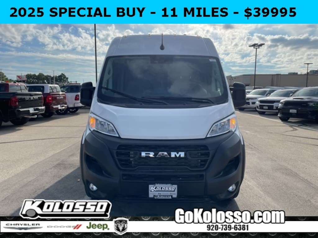 Used 2025 Ram Promaster 2500 159 WB High Roof High Roof Cargo Van