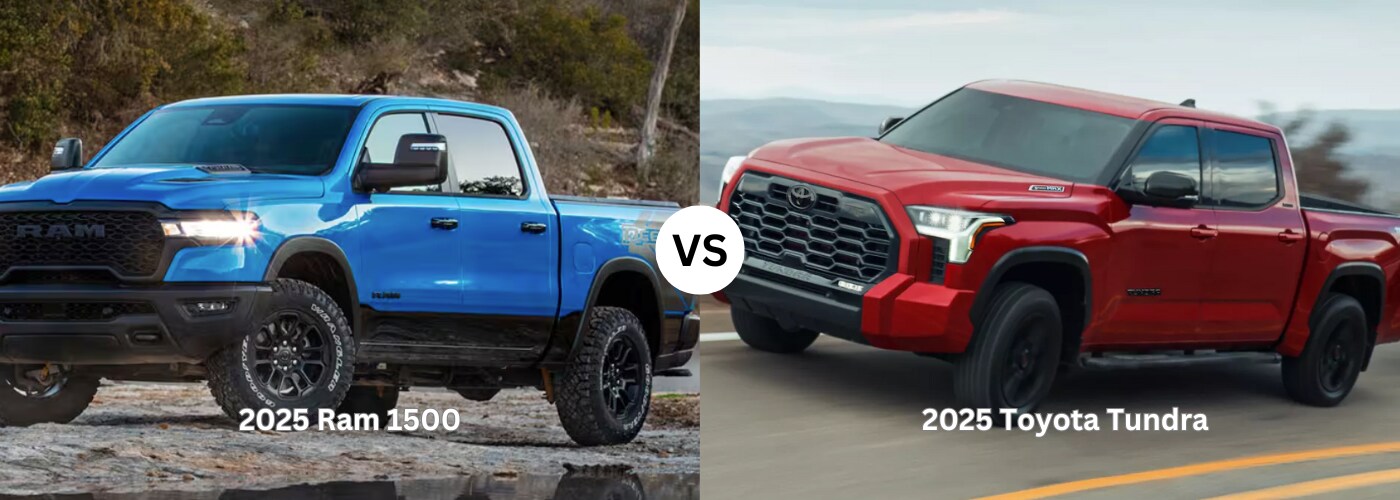 2025 Ram 1500 vs. 2025 Toyota Tundra