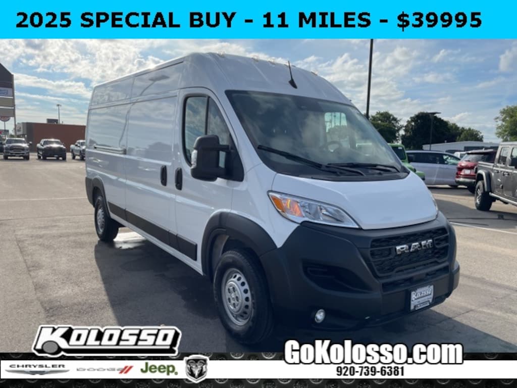 Used 2025 Ram Promaster 2500 159 WB High Roof High Roof Cargo Van