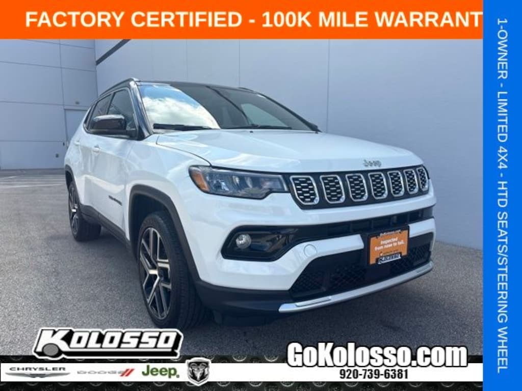 Certified 2025 Jeep Compass Limited SUV