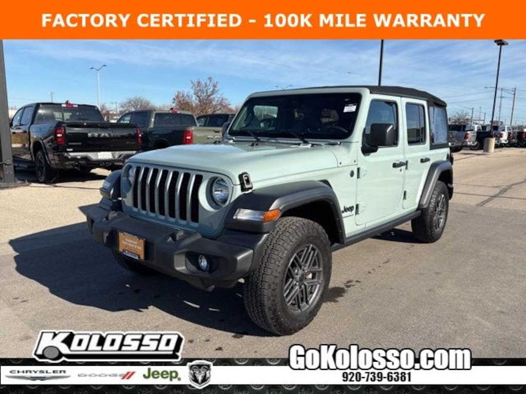 Certified 2024 Jeep Wrangler Sport S SUV