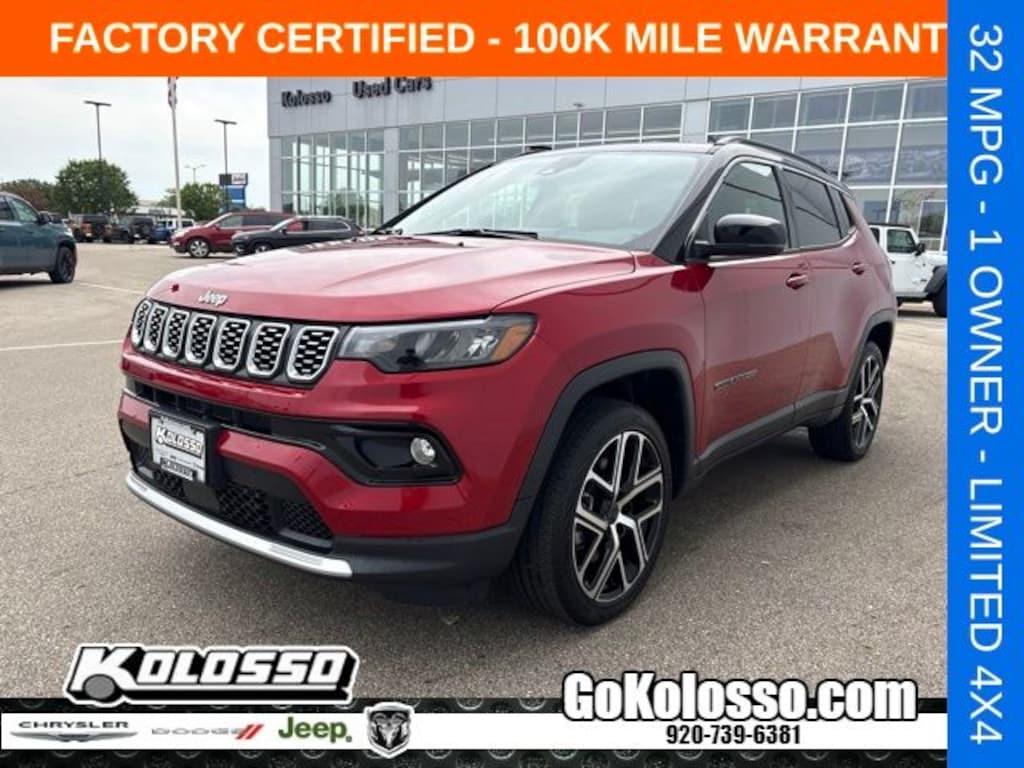 Certified 2025 Jeep Compass Limited SUV