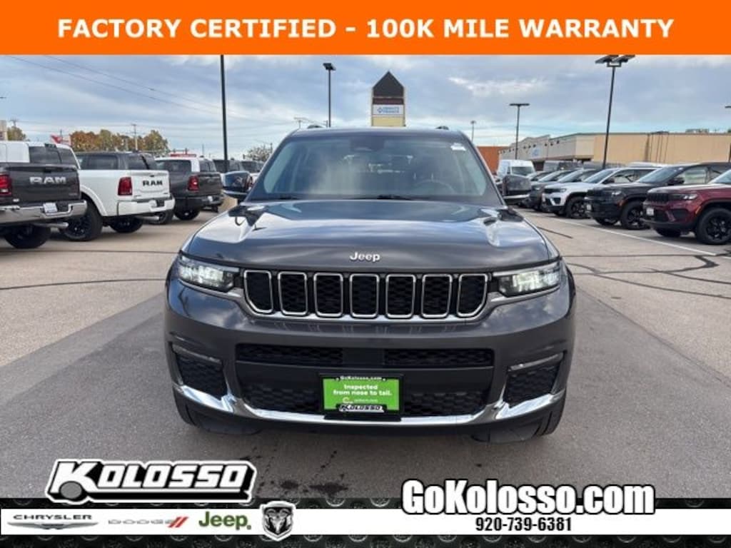 Certified 2021 Jeep Grand Cherokee L Limited SUV