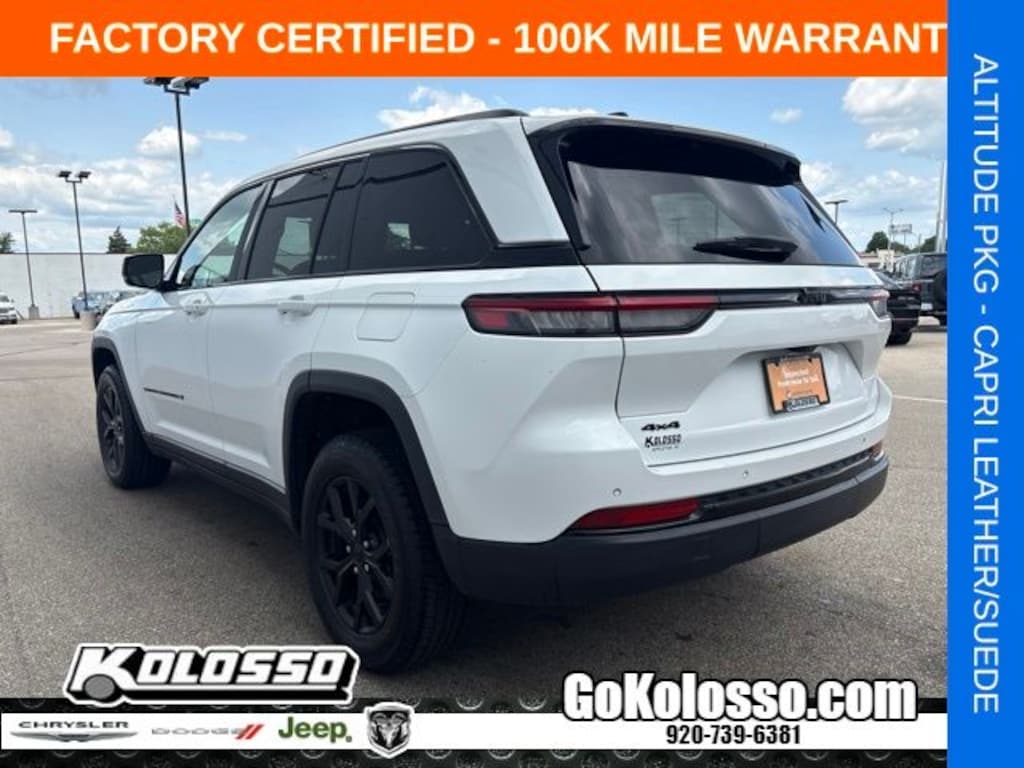 Certified 2024 Jeep Grand Cherokee Altitude SUV