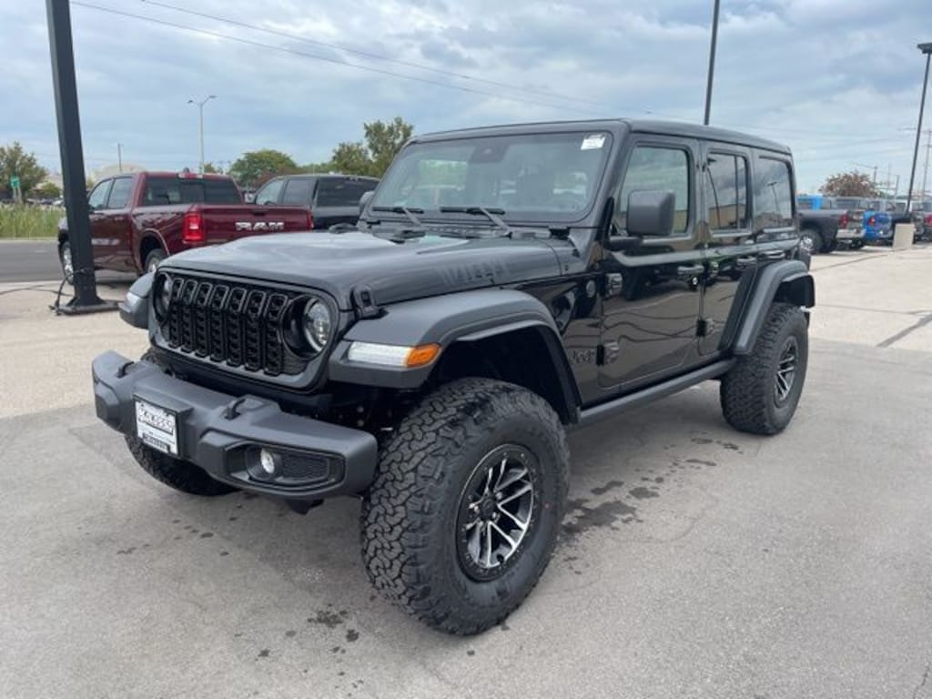 New 2025 Jeep Wrangler 4-DOOR WILLYS Sport Utility